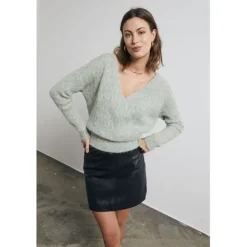 Stephanie leather skirt