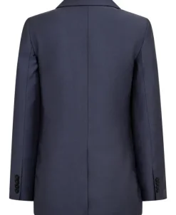 Straight-fit lyocell suit jacket