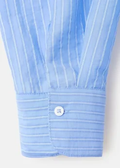 Striped lyocell shirt