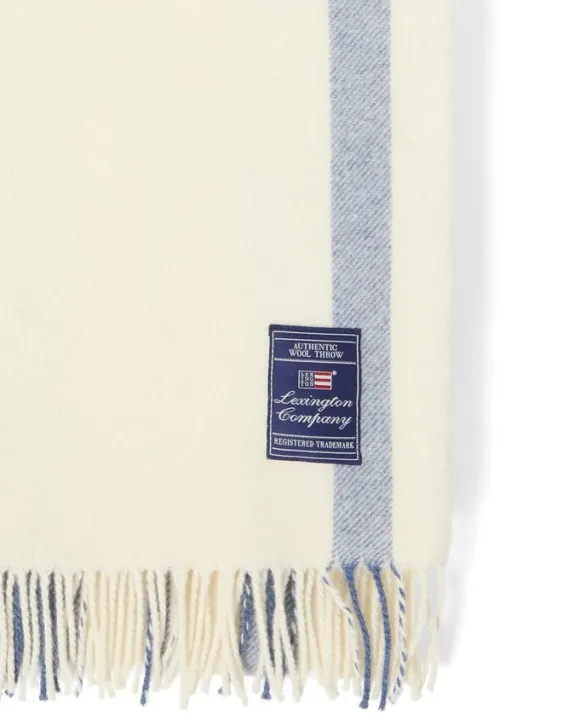 Striped Recycled Wool Throw