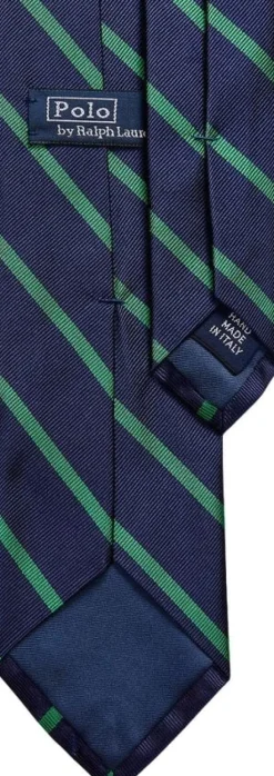 Striped Silk Repp Tie