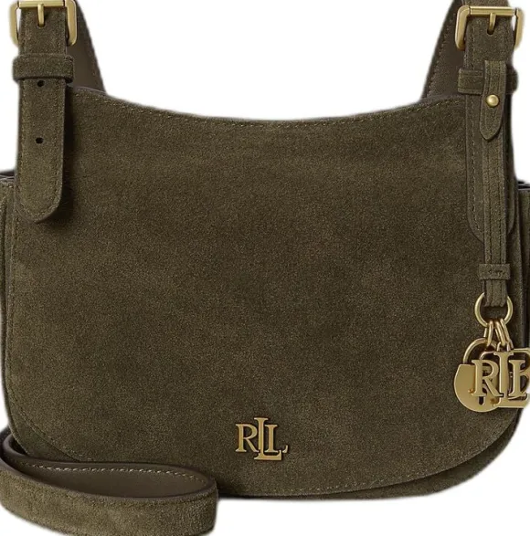 Suede Medium Marcy Crossbody Bag