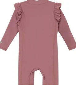 Swim Suit LS Solid - UPF 40