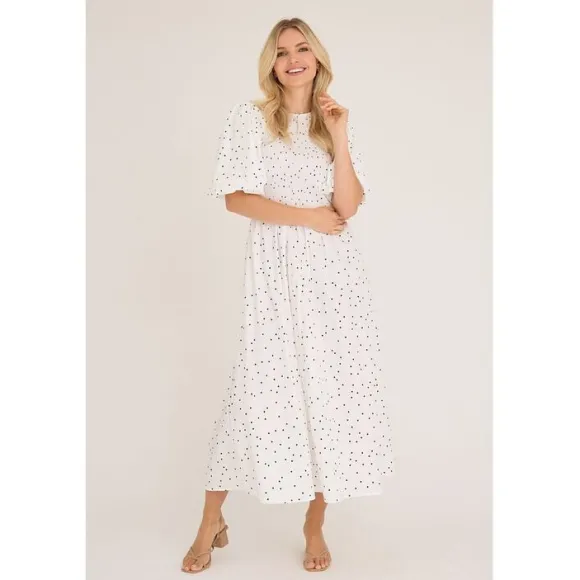 Tabita dot dress