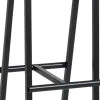 Taburete 8 Bar stool High Black pow