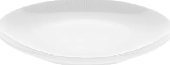 Tallrik flat Eventail 21 cm Vit