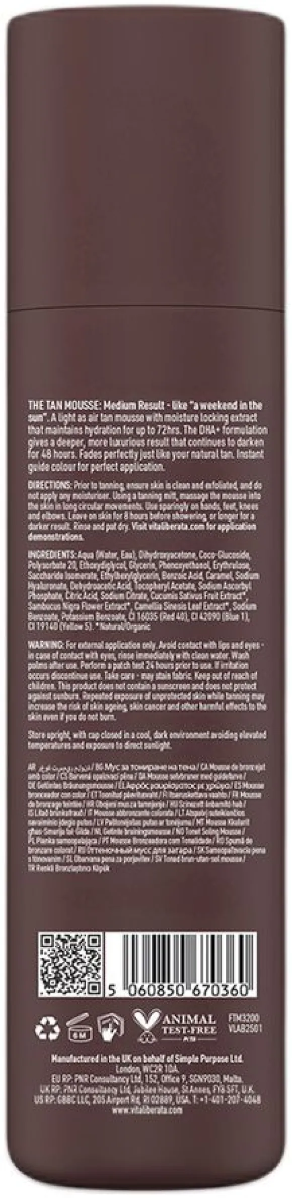 Tanning Mousse Medium 200 ml