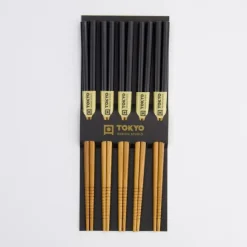 TDS Bamboo Chopstick Set/5 Black