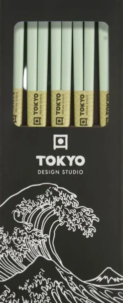 TDS Bamboo Chopstick Set/5 Mint
