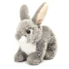 Teddy Hermann - Siddende kanin grå 18 cm