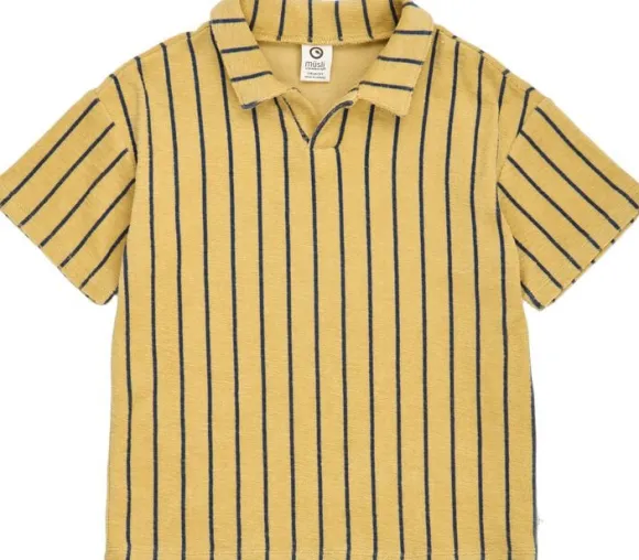 Terry stripe s/s polo T