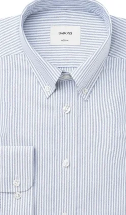 The Founder 4. 0 | Light blue stripe | Contemporary fit