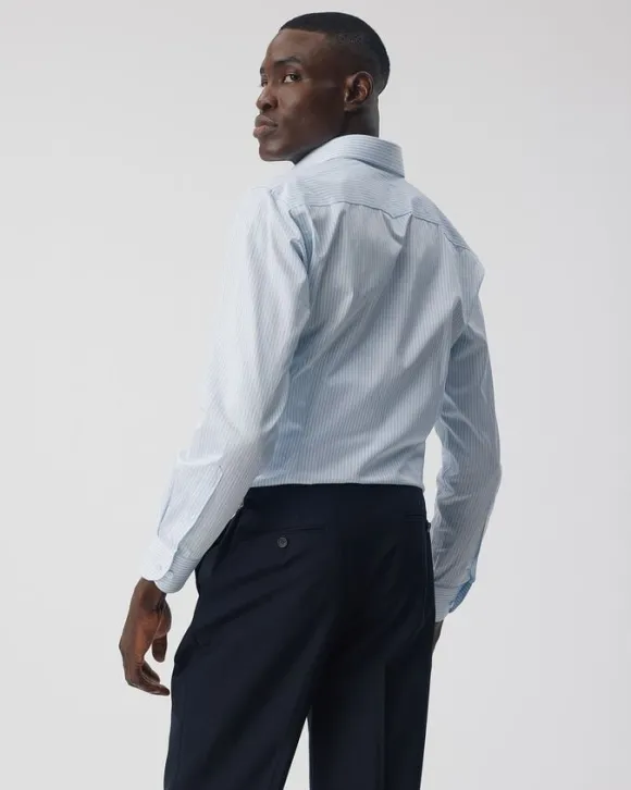 The Lawyer 4. 0 | Sky Blue Stripe | Slim fit
