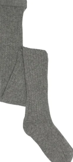 Tights cotton rib