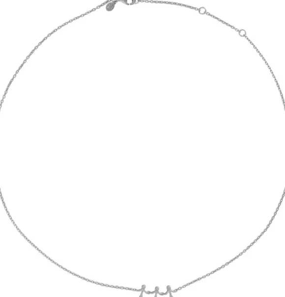 Together Family 3 necklace - silver