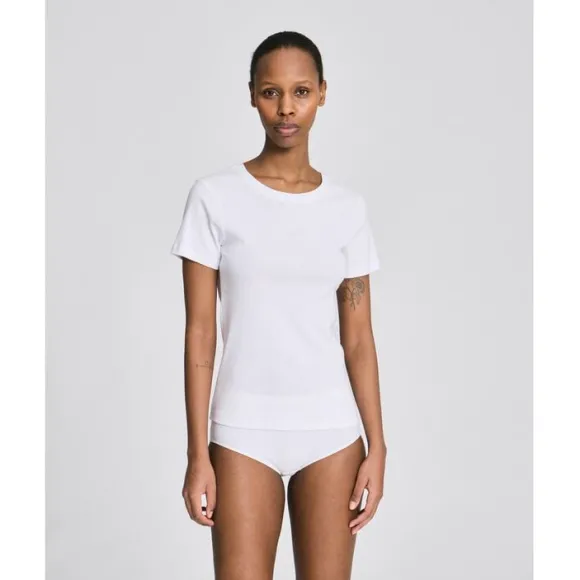 Trille Cotton Top 1x1 Rib Tee GOTS