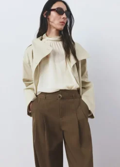 Trousers with belt loops