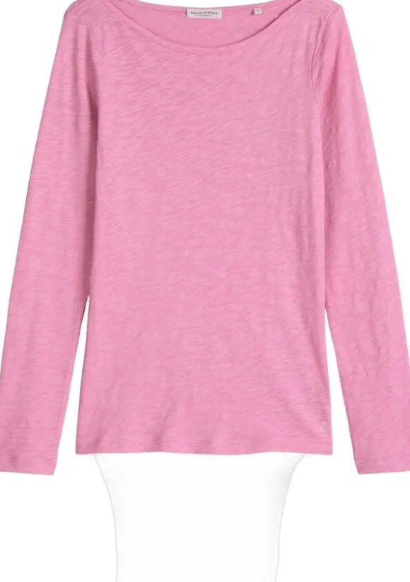 T-shirt, long sleeve, boat neck