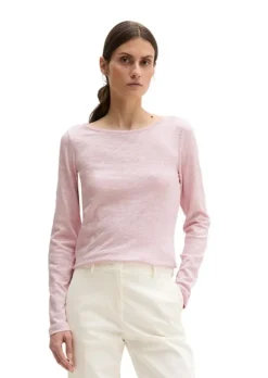 T-shirt, long sleeve, boat neck