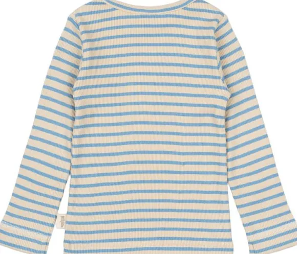 T-shirt L/S Modal Striped