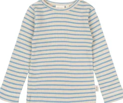 T-shirt L/S Modal Striped