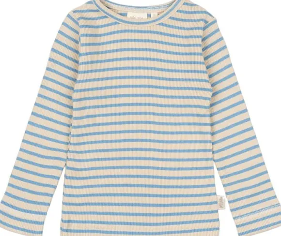 T-shirt L/S Modal Striped