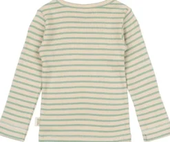 T-shirt L/S Modal Striped