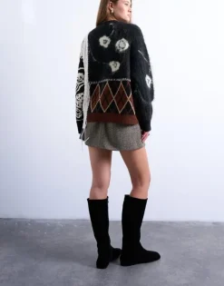 TSSASHA PATCHWORK PULLOVER
