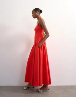 TSVIOLA SL MAXI DRESS WVN