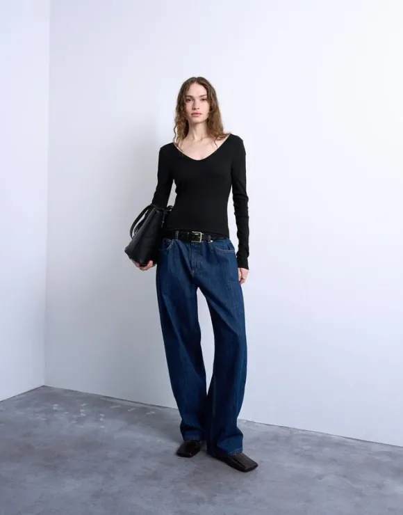 TSWENDY LS V-NECK TOP JRS