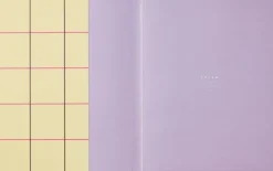 UMA Flat Lay Notebook - Large, Yellow check