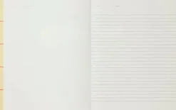 UMA Flat Lay Notebook - Large, Yellow check