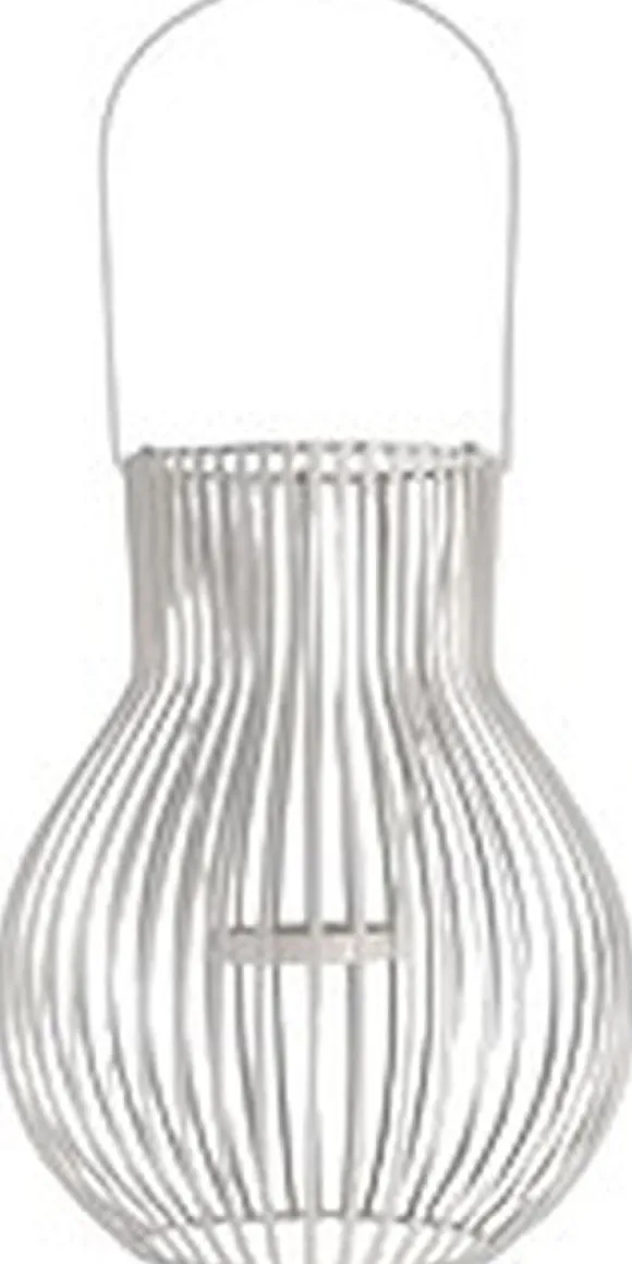 UPSIDE DOWN lantern, outdoor, large, light grey