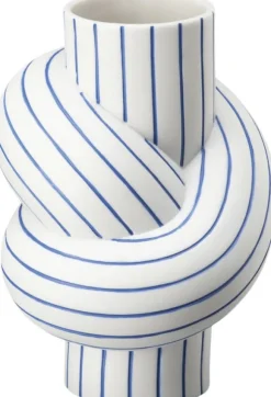 Vase 12cm, Blueberry, Node Stripes