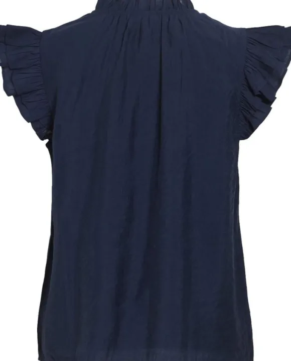 VIANU S/L V-NECK TOP/RN