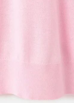 V-neck knit sweater
