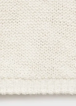 V-neck knit sweater