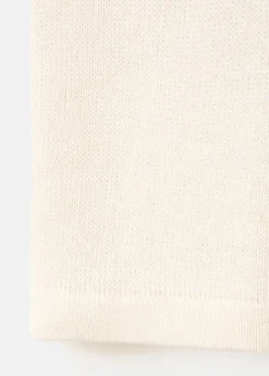 V-neck knit top