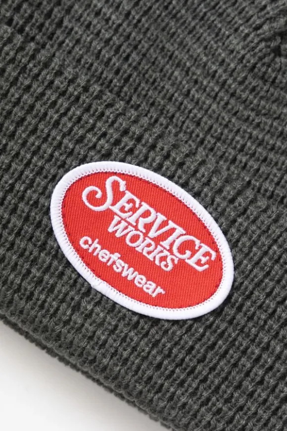WAFFLE PATCH BEANIE