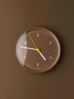 Wall Clock Recycled-Brown