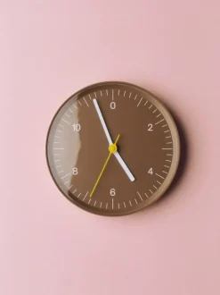 Wall Clock Recycled-Brown