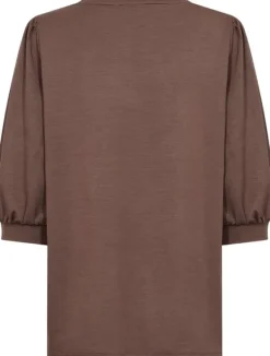 WA-SABINA 8 Bluse Brun