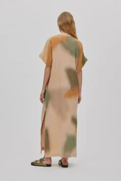 Water colour column dress - Inza