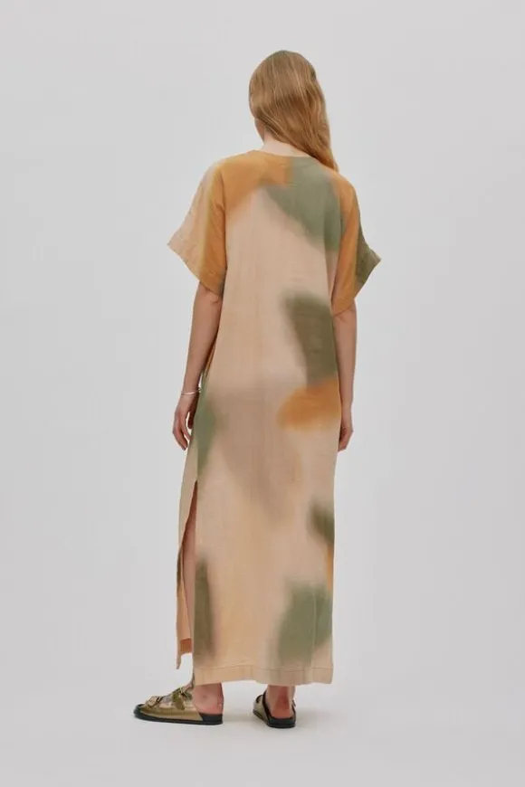 Water colour column dress - Inza