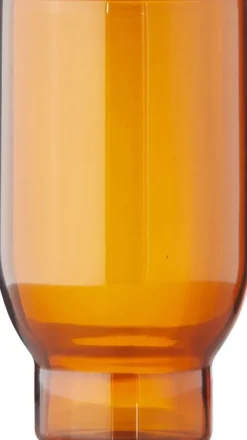 WATER GLASS, 2 PCS, TALL, AMBER, 65110A