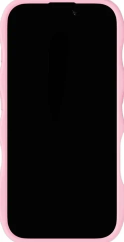 Wavy Case iPhone 17 Pink/Transparent