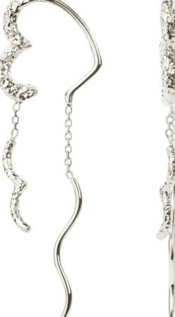 Wavy Sparkly Heart Earlines