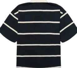 WBHiro S/S Stripe Zip Polo