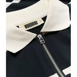 WBHiro S/S Stripe Zip Polo
