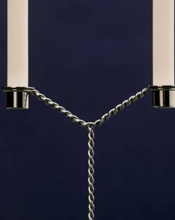 Wire Candleholder-Mirror